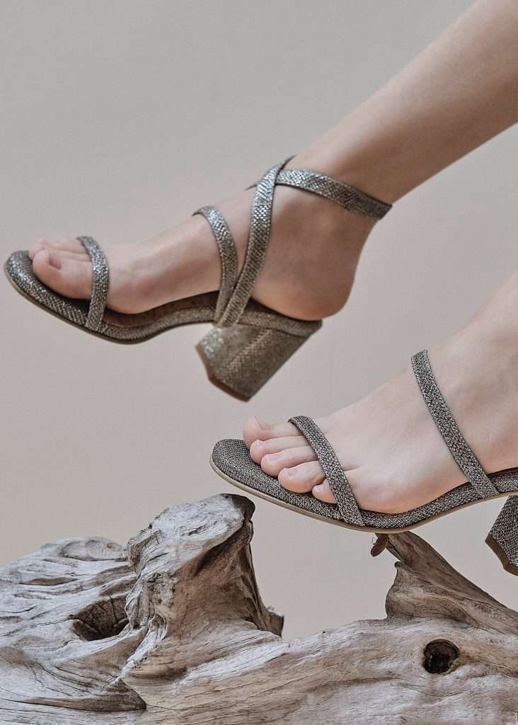 Vintage Gladiator Wedge Sandals CRUELTY FREE