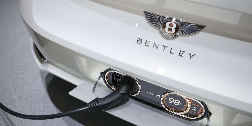 Bentley charging point