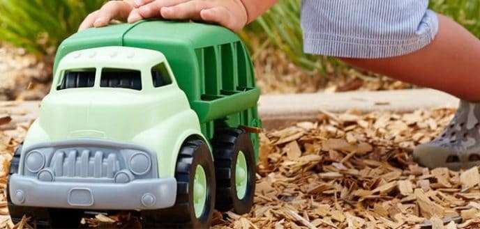 Green toys truck