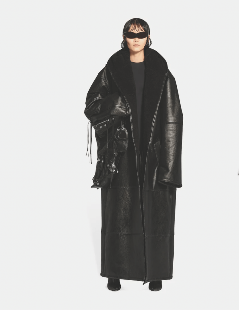 Balenciaga's new mycelium leather coat is at select stores