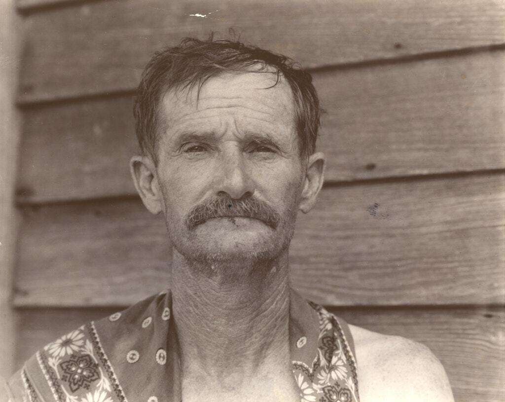 Bud Fields, cotton sharecropper. Hale County, Alabama. 1935