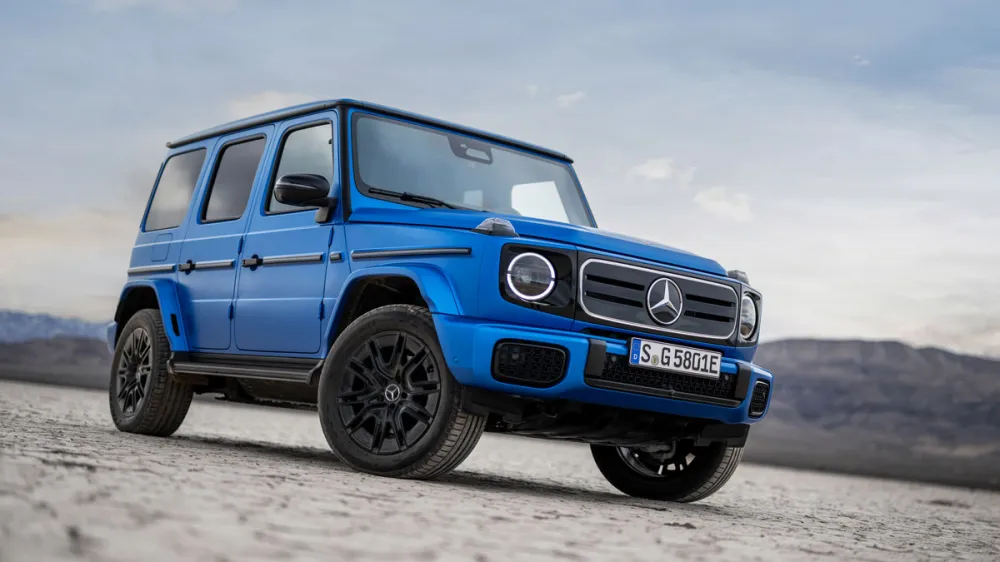 The new electric Mercedes-Benz G-Wagen.