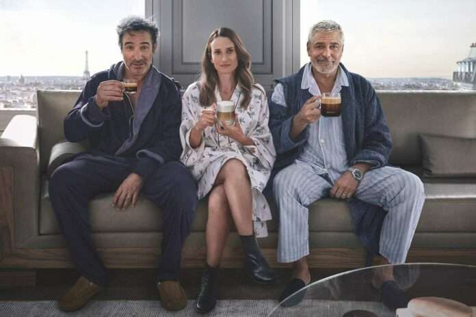 ean Dujardin, Camille Cottin, and George Clooney for Nespresso