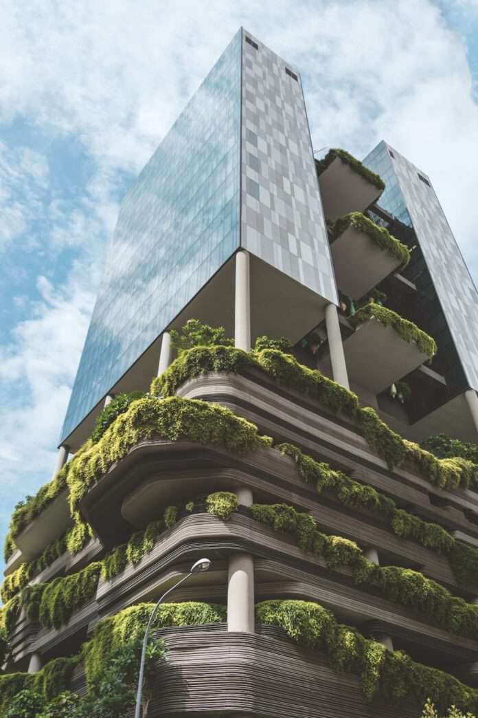 eco brutalism building