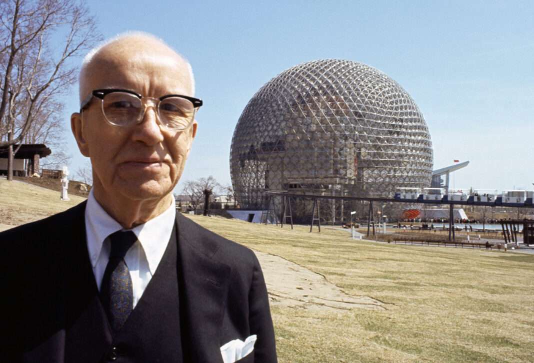 Buckminster Fuller and his world fair dome