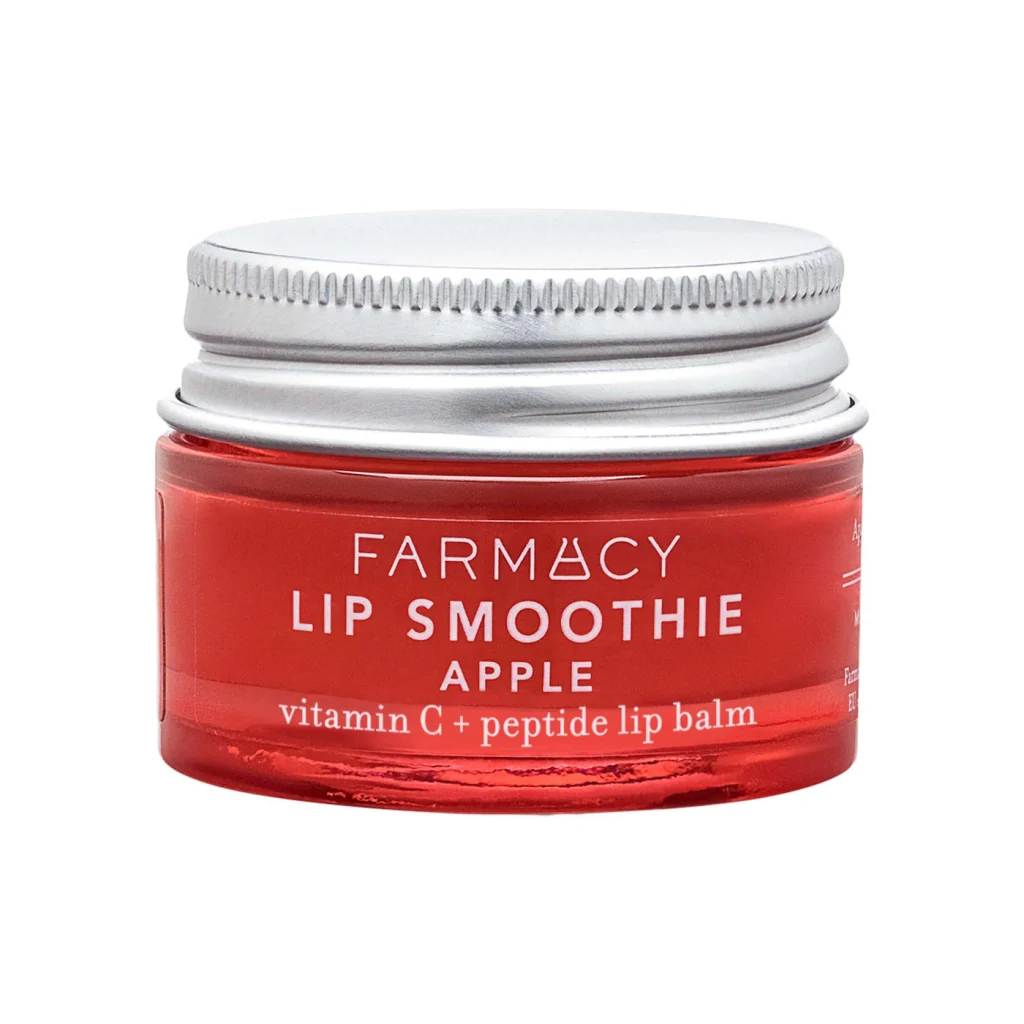 Farmacy Apple Lip Smoothie Vitamin C + Peptide Lip Balm.