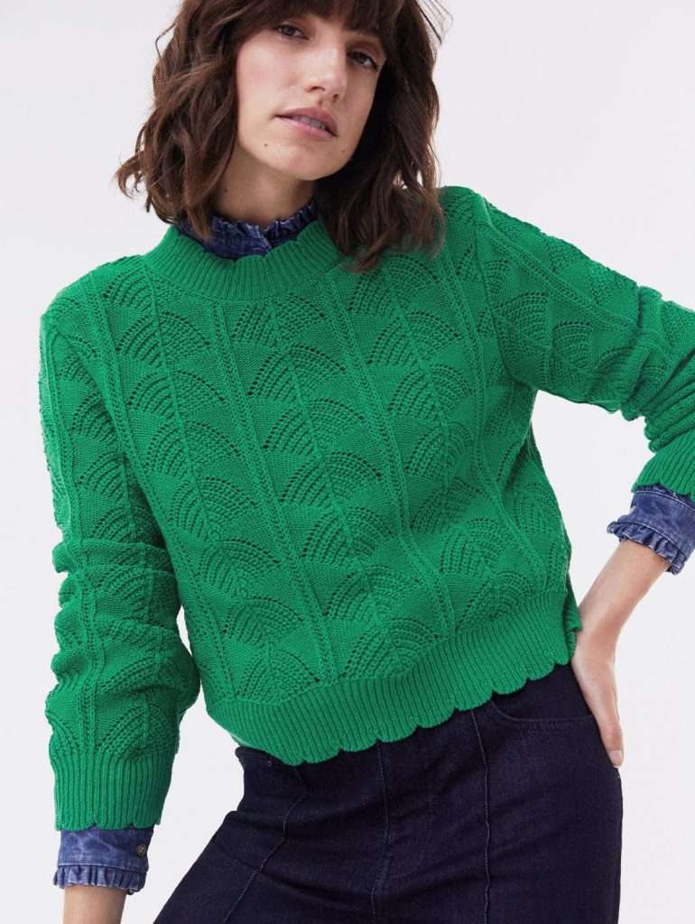 Baukjen green sweater