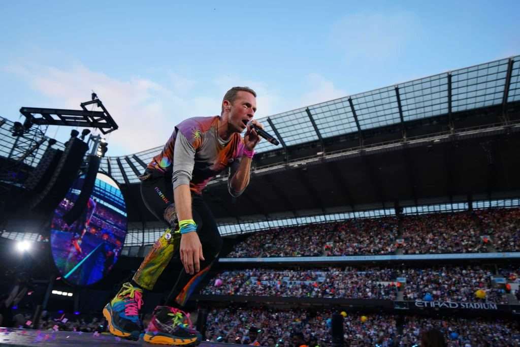 Coldplay on tour.