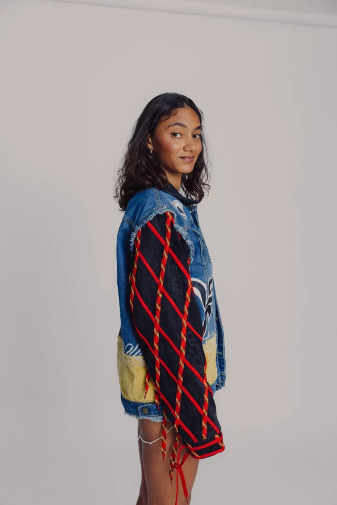 Model in Vesitiare Collective / Or Foundation collaborative collection.