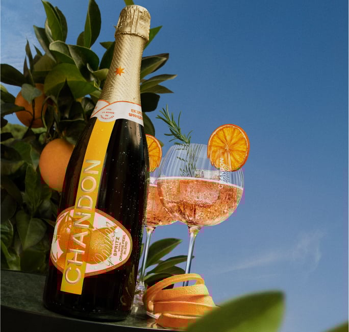 Chandon garden spritz bottle.