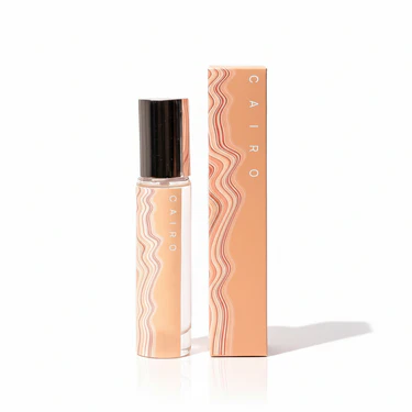 City of scents perfume bottle and box.